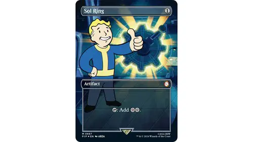 Sol Ring in MTG Fallout set