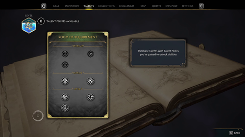 Hogwarts Legacy Room of Requirement Talents