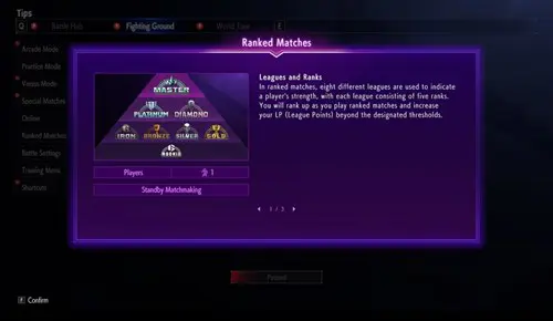 an image of the Street Fighter 6 ranked mode briefing