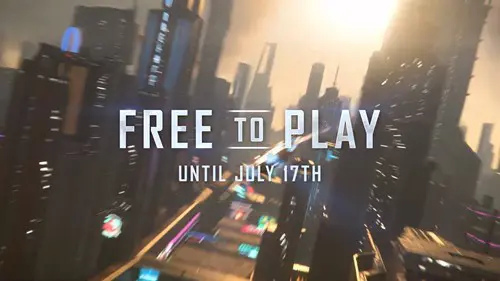 a screenshot from the Star Citizen free to play trailer for the Foundation Festival