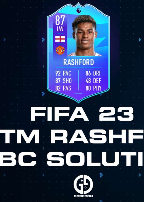 FIFA 23 POTM Rashford SBC Solution