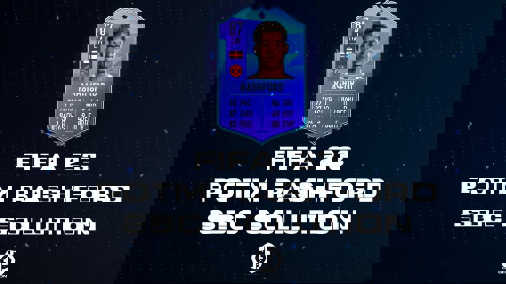 FIFA 23 POTM Rashford SBC Solution