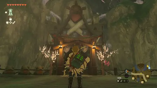 Screenshot of Kakariko Village in Zelda: Tears of the Kingdom