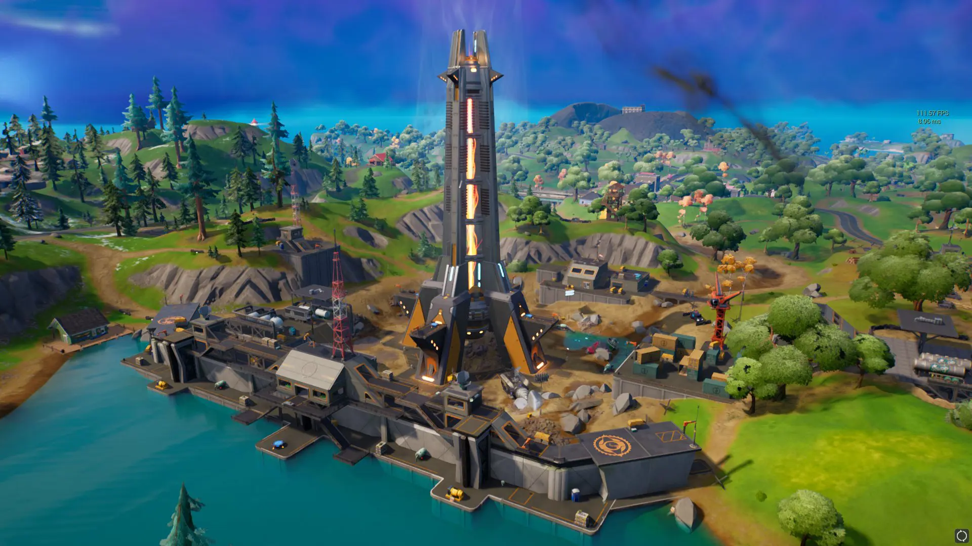 Image of a location on the Fortnite map