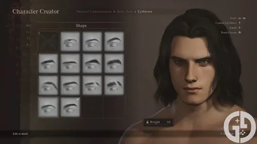 Character creator in Dragon's Dogma 2