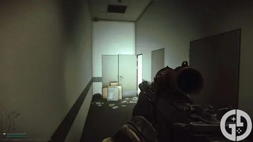 Image of the door to the claymore room on Ground Zero in Escape from Tarkov