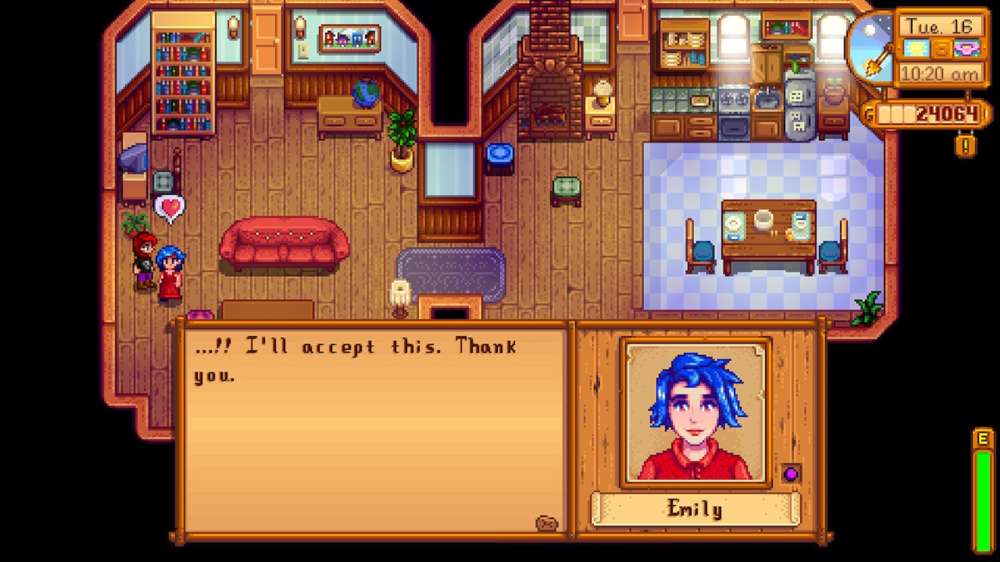 Stardew Valley Emily: Gifts, Schedule, Heart Events