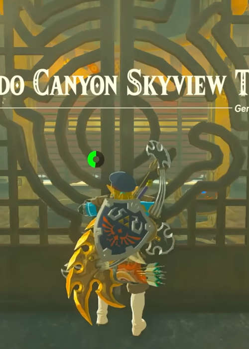 Zelda Tears of the Kingdom Gerudo Canyon Skyview Tower: Where to find & how to activate