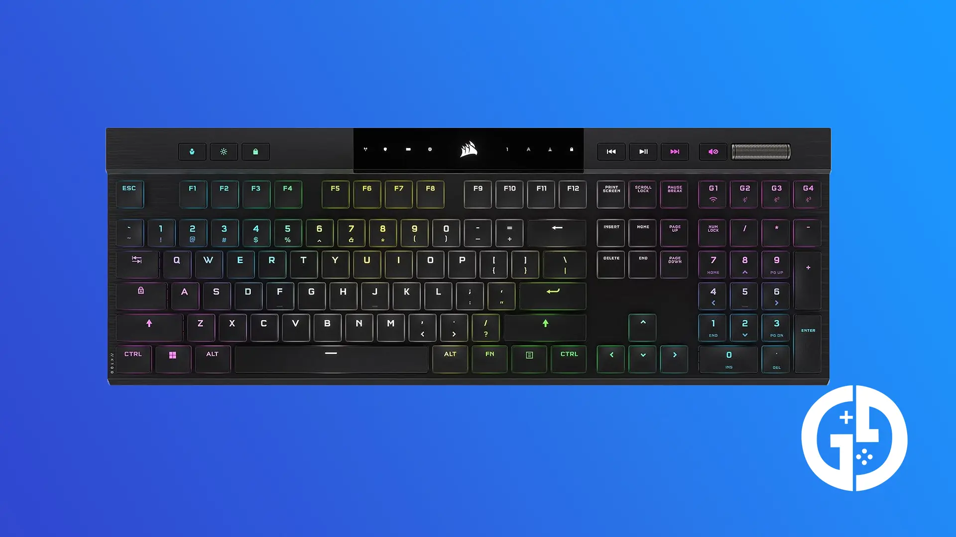 The Corsair K100 Air keyboard