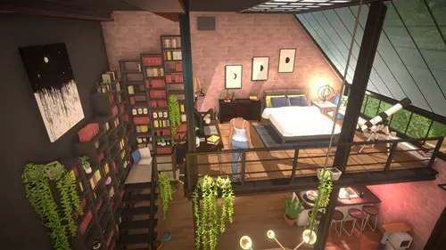 Paralives promotional image showing a loft build