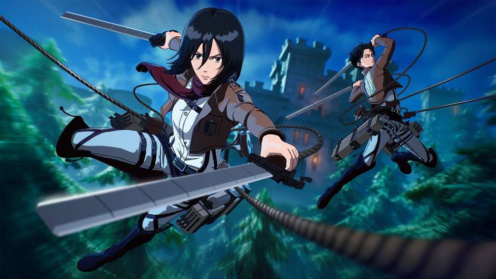 How to get the Mikasa & Levi Attack on Titan Skins in Fortnite