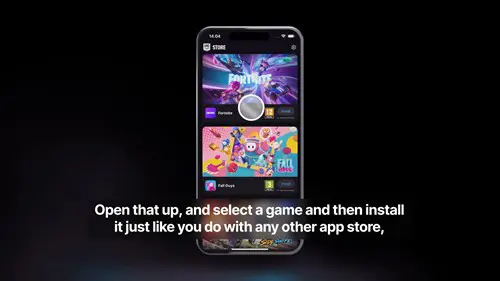 Fortnite on Epic Games Store iOS