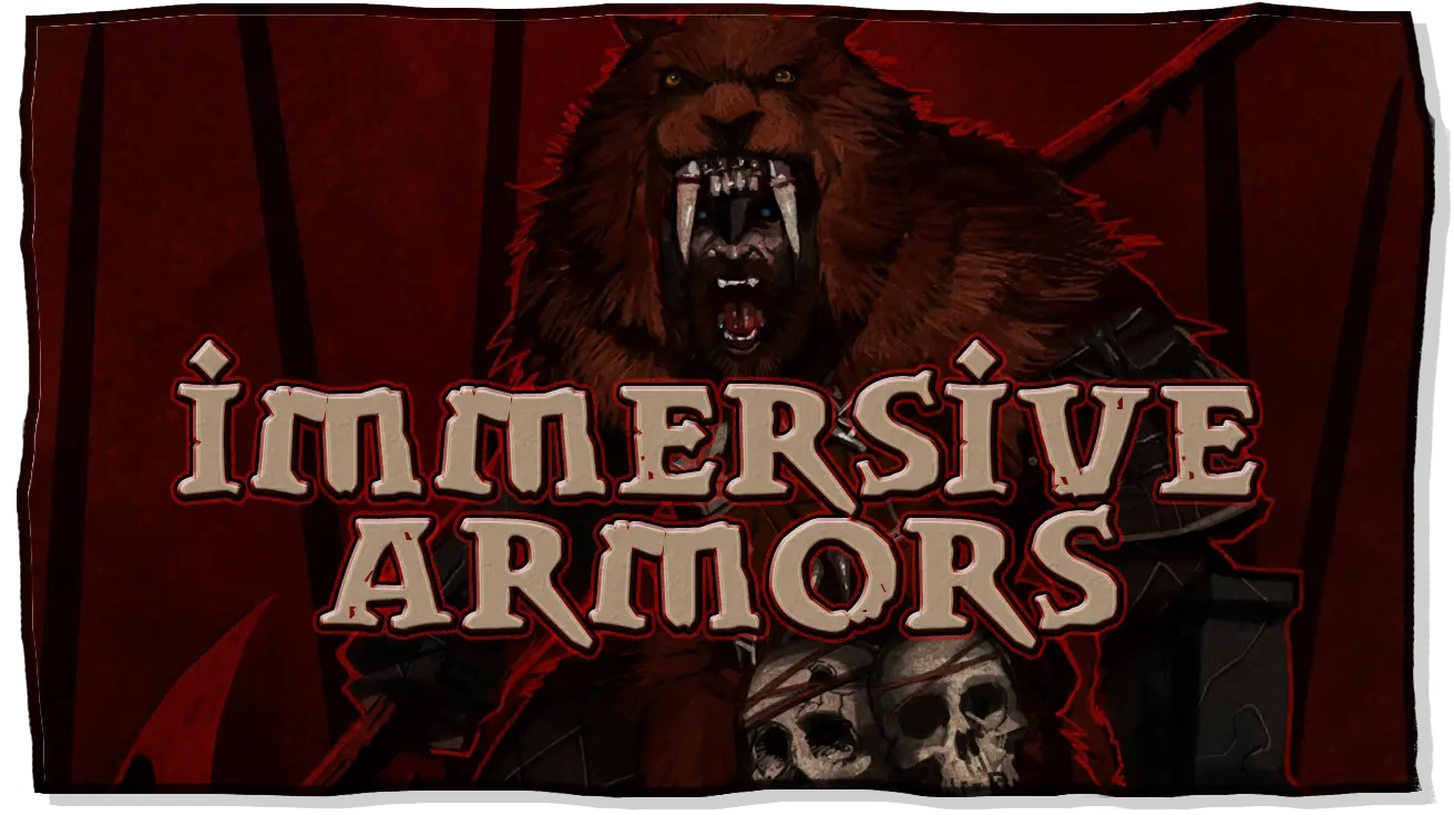 key art of Immersive Armors, one of the best Skyrim mods on PC