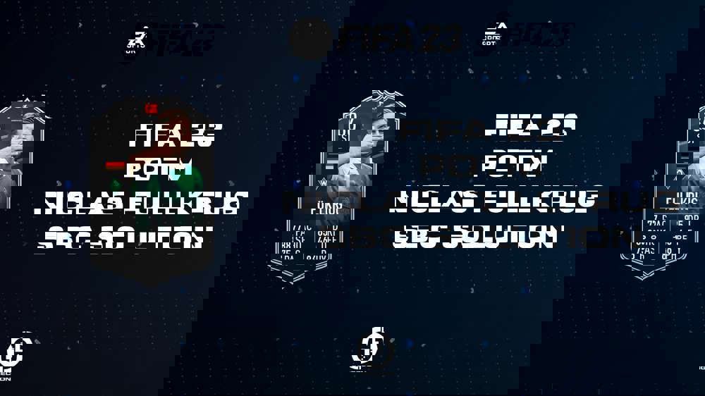 FIFA 23 POTM Niclas Fullkrug SBC Solution