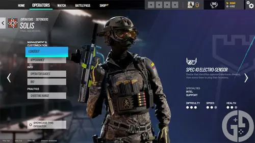 Image of Solis in Rainbow Six Siege