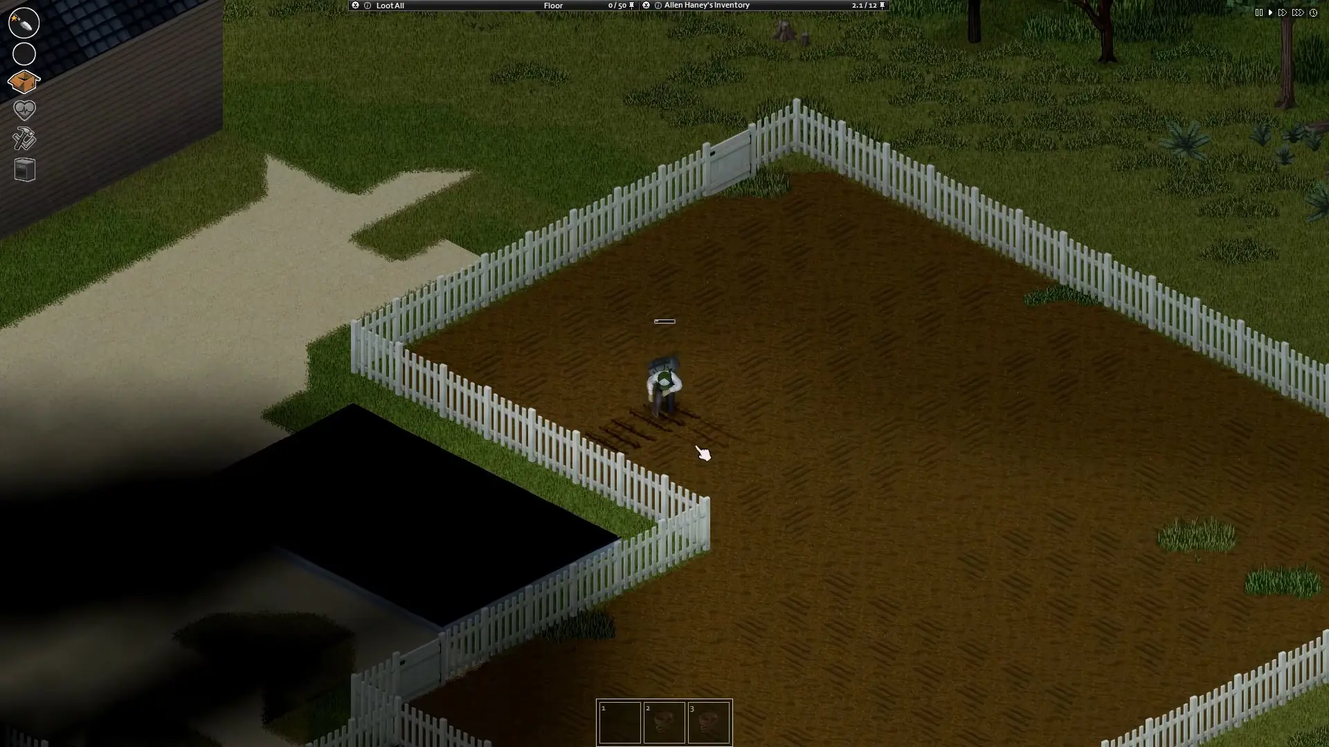 a farm in Project Zomboid