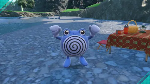 Poliwhirl in the Pokemon Scarlet & Violet Teal Mask DLC