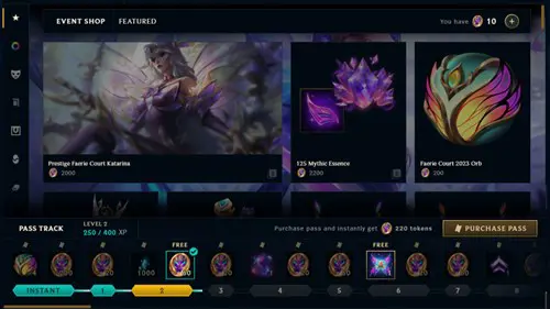 An event pass in League of Legends