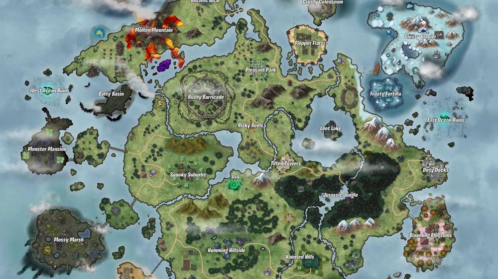 Fortnite Chapter 3 map locations, size, & leaks