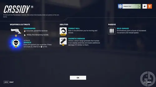 Cassidy Overwatch 2 Abilities