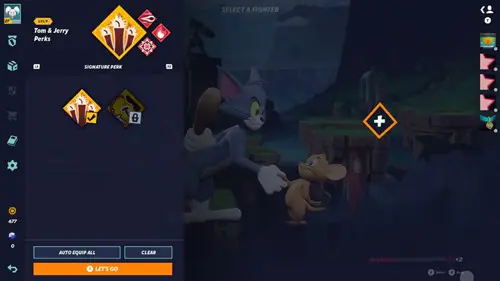 Tom & Jerry's perk list in MultiVersus