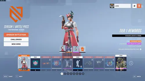 Overwatch 2 Season 1 Battle Pass