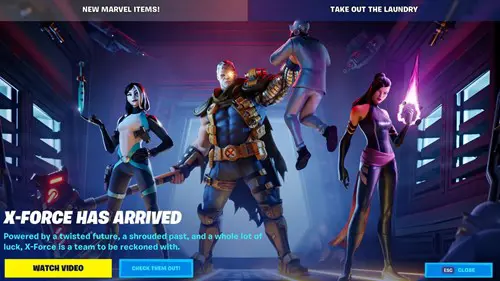 Fortnite X-Force collab