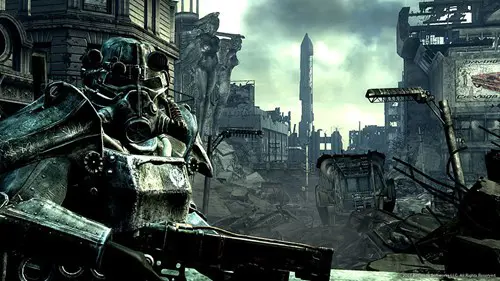 Fallout 3 ruined city