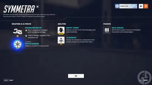 Symmetra Overwatch 2 Abilities