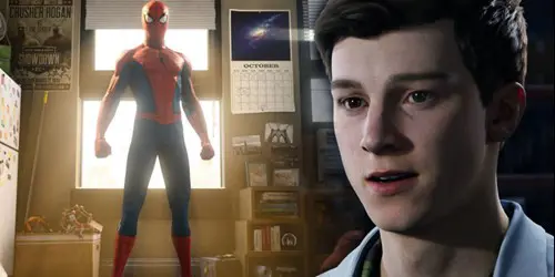 Spider-Man and Peter Parker from Insomniac's Spider-Man games