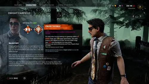 Dead by Daylight Survivor Perks: Prove Thyself