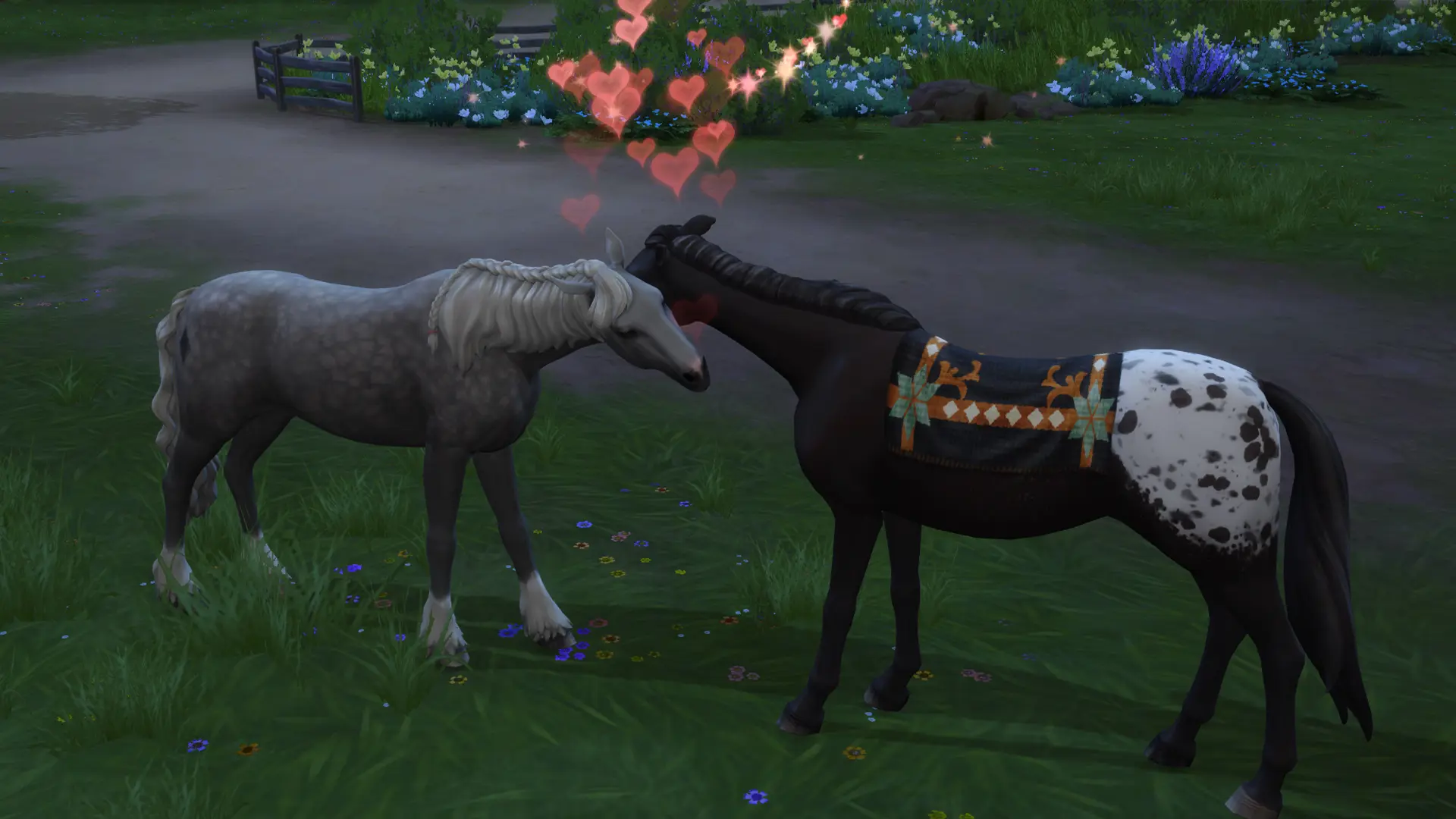 Screenshot showing how to breed horses in The Sims 4 Horse Ranch