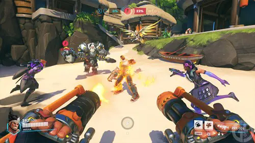 Mauga gameplay in Overwatch 2