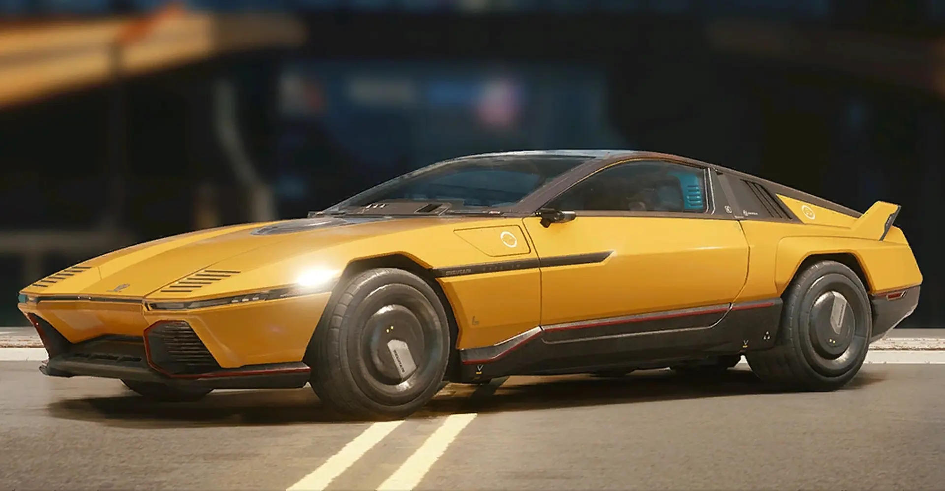 a Mizutani vehicle in Cyberpunk 2077