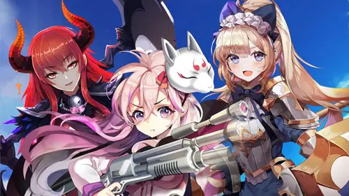 Image of three characters holding a gun in Abyss Rebirth Phantom