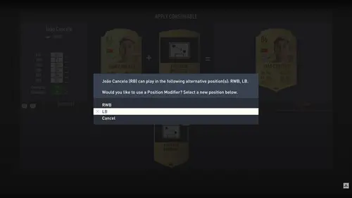 FIFA 23 Ultimate Team Position Changes