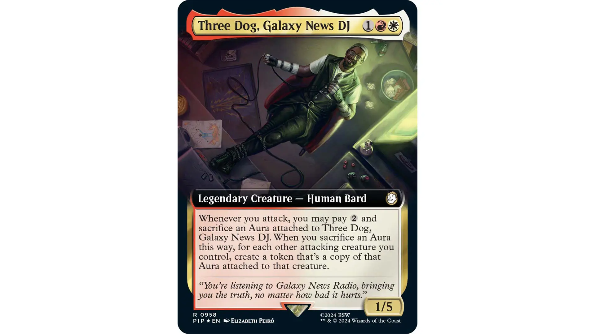 MTG Fallout 0011 Three Dog Galaxy News DJ Borderless