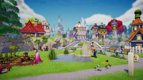 Disney Dreamlight Valley town