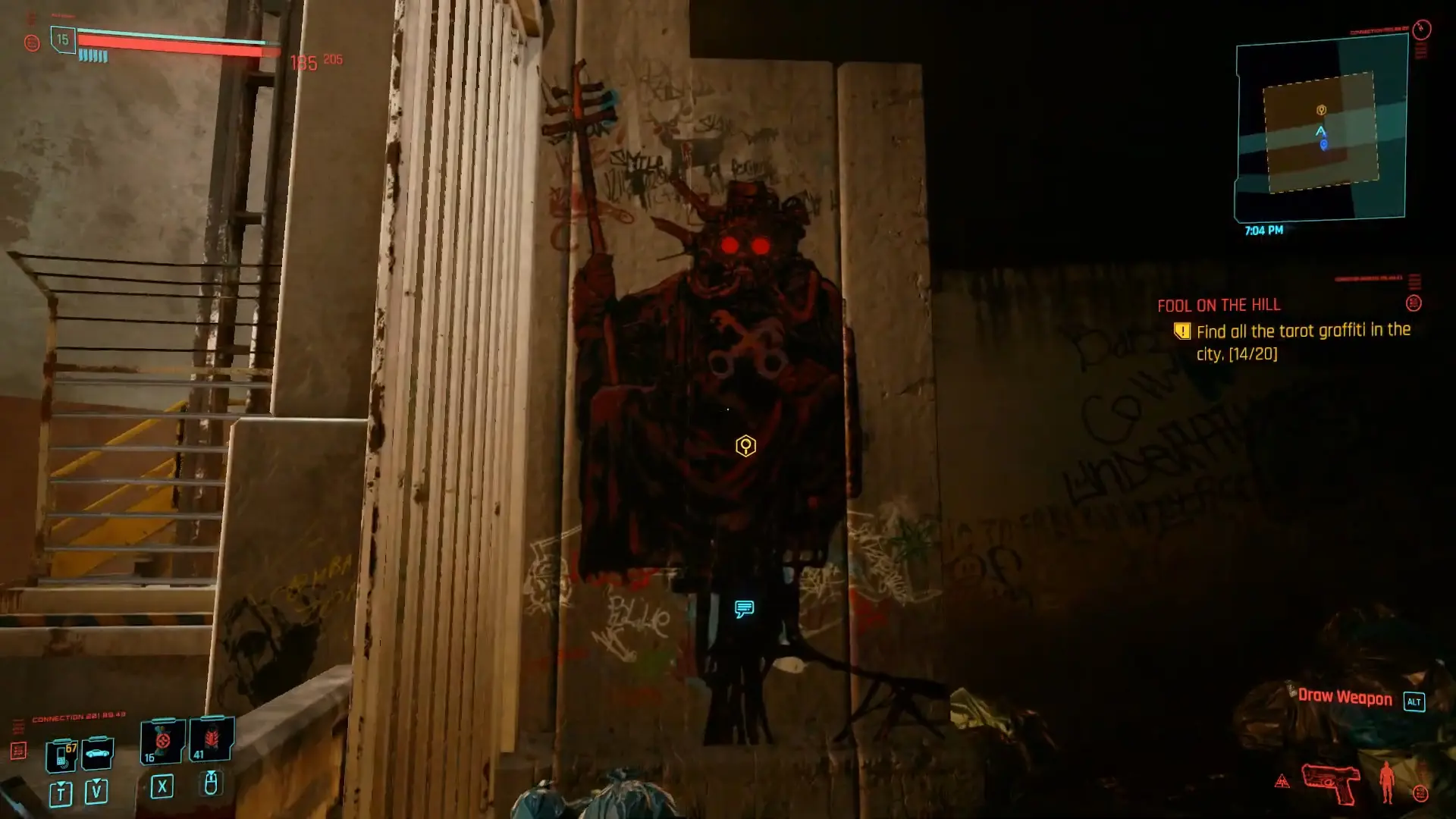 The Hierophant in Cyberpunk 2077