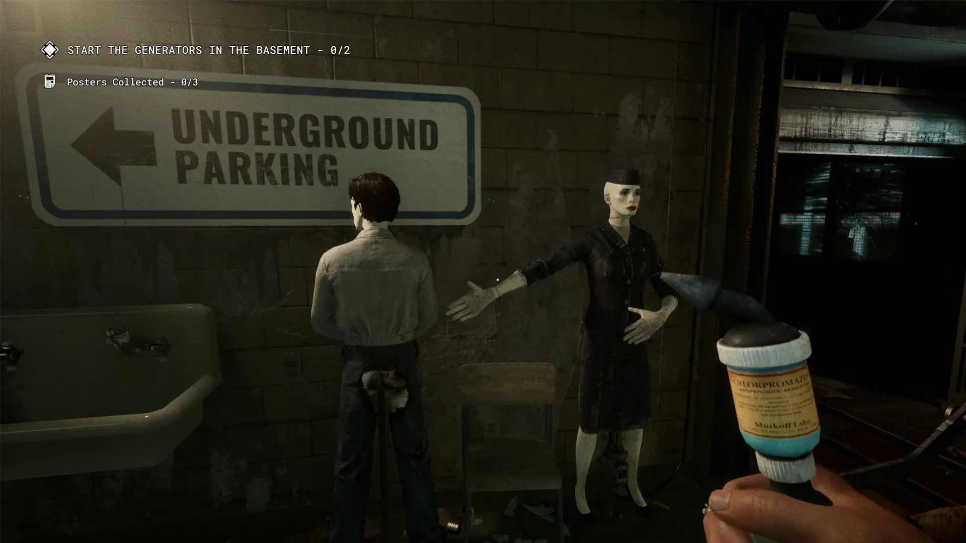 The Outlast Trials: mannequin, how to find the parking lot