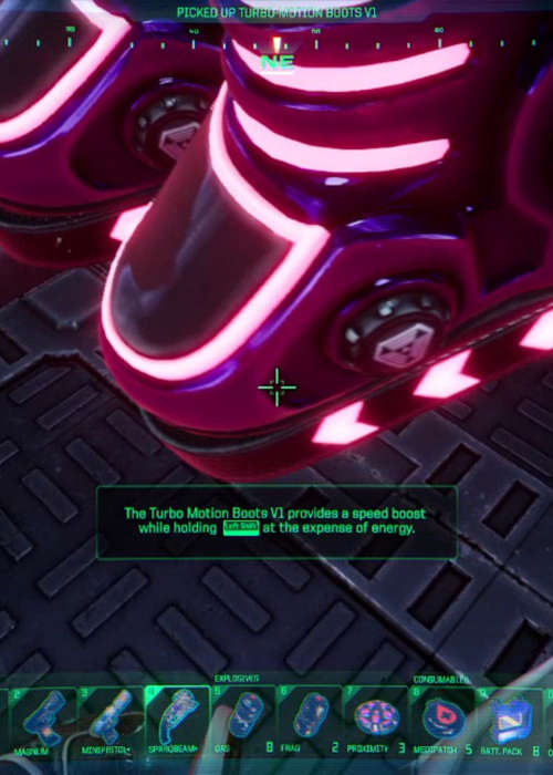 How to find the Turbo Boots in System Shock