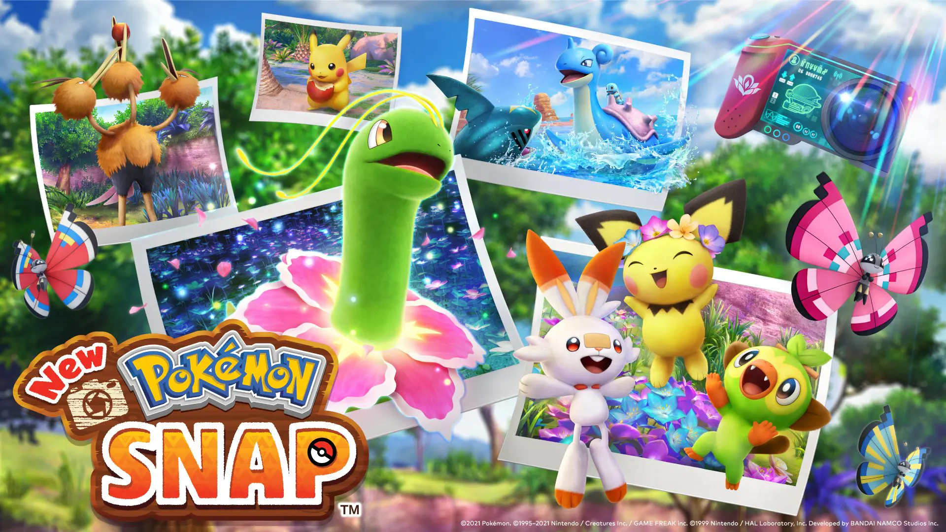 Key Art from New Pokémon Snap, one of the best Pokemon games