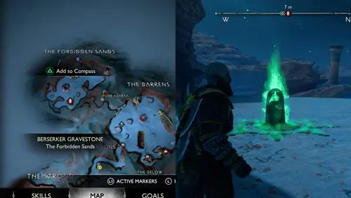 god of war ragnarok berserker gravestone locations alfheim hjalti the stolid