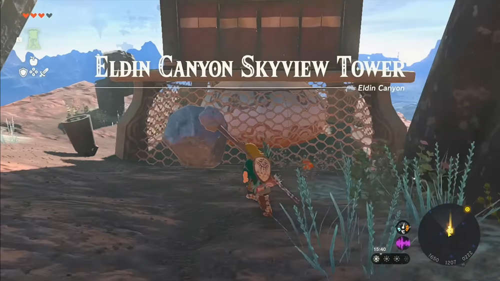 Zelda: Tears of the Kingdom Eldin Canyon Skyview Tower: Where to find & how to activate