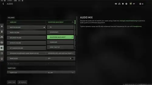 Best Audio Settings Warzone 2