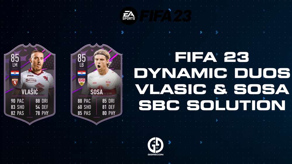 FIFA 23 Dynamic Duos Vlasic And Sosa SBC Solution