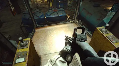 Image of planting inside the crane cockpit on Factory in Escape from Tarkov