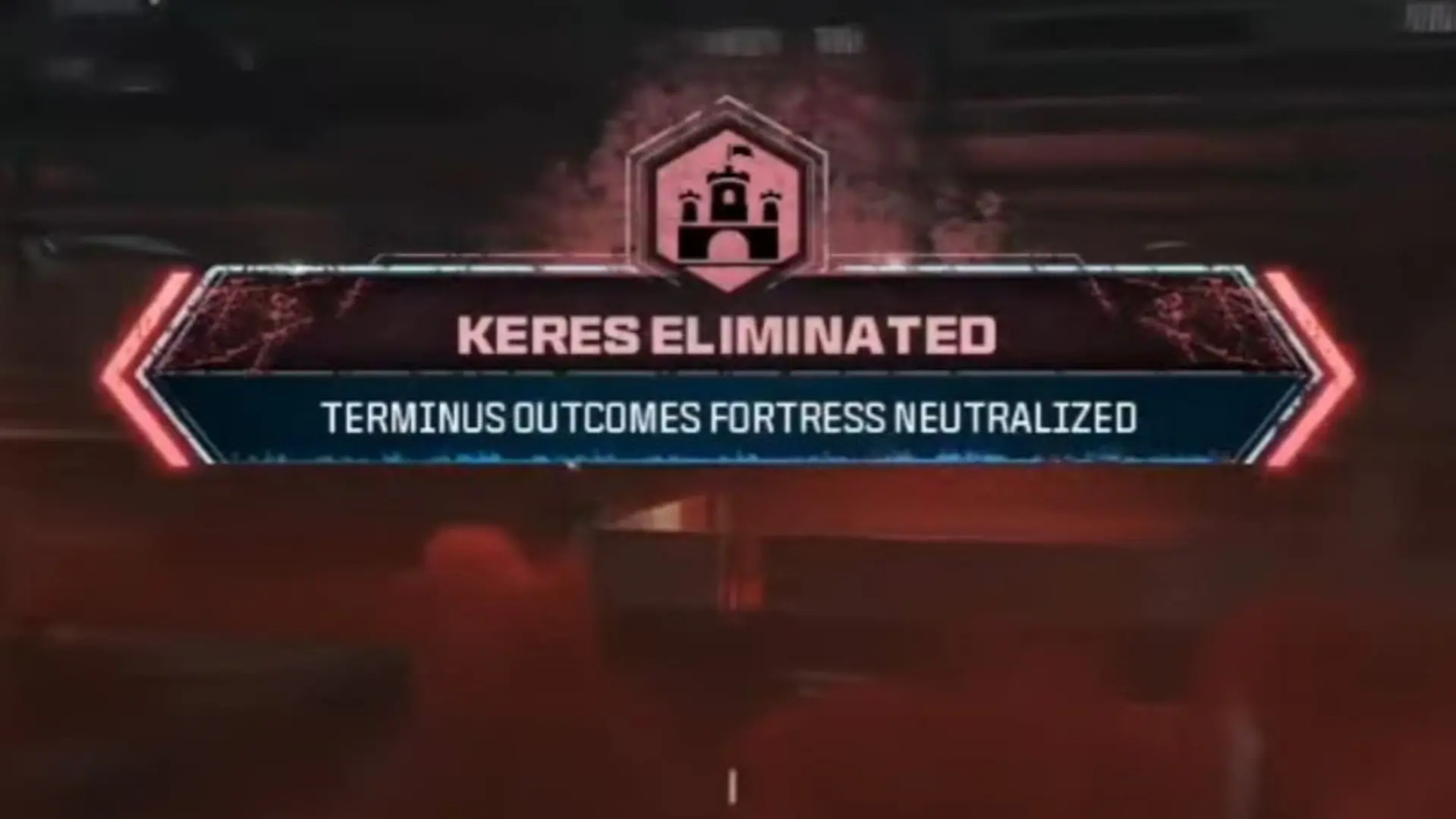 Screen that appears for defeating Keres in MW3 Zombies