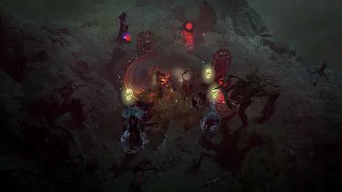 Image of the Barbarian in combat in Diablo 4