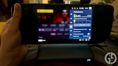 Playing Diablo 4 on a Steam Deck powered by a UGREEN power bank